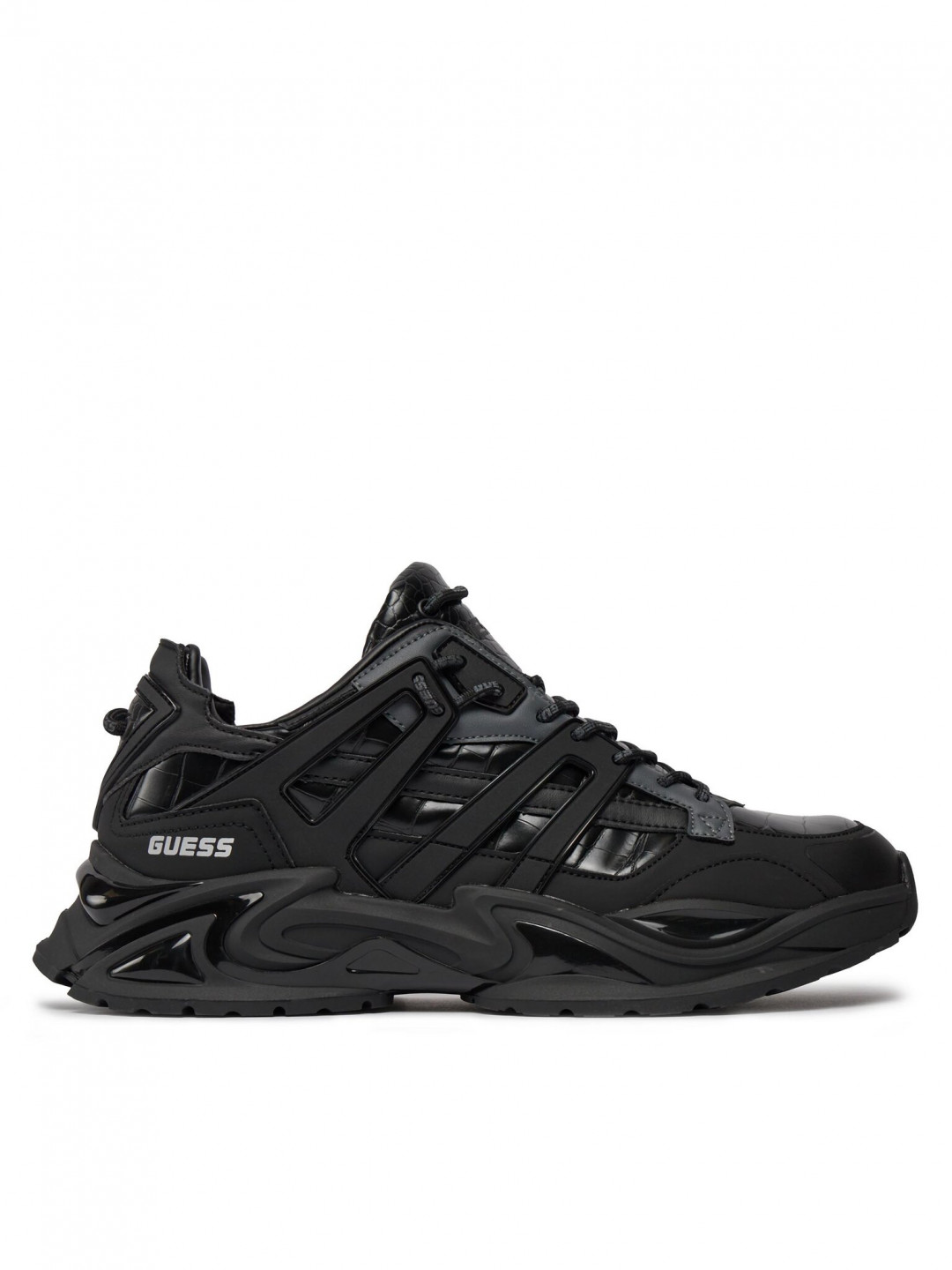 Guess Sneakersy FMPBEL LEP12 Černá